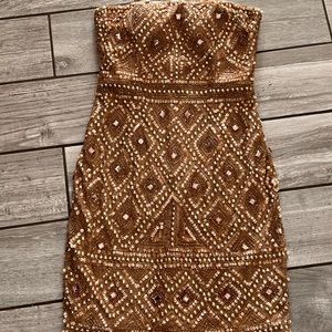 Women's Adrianna Papell Dress Gold